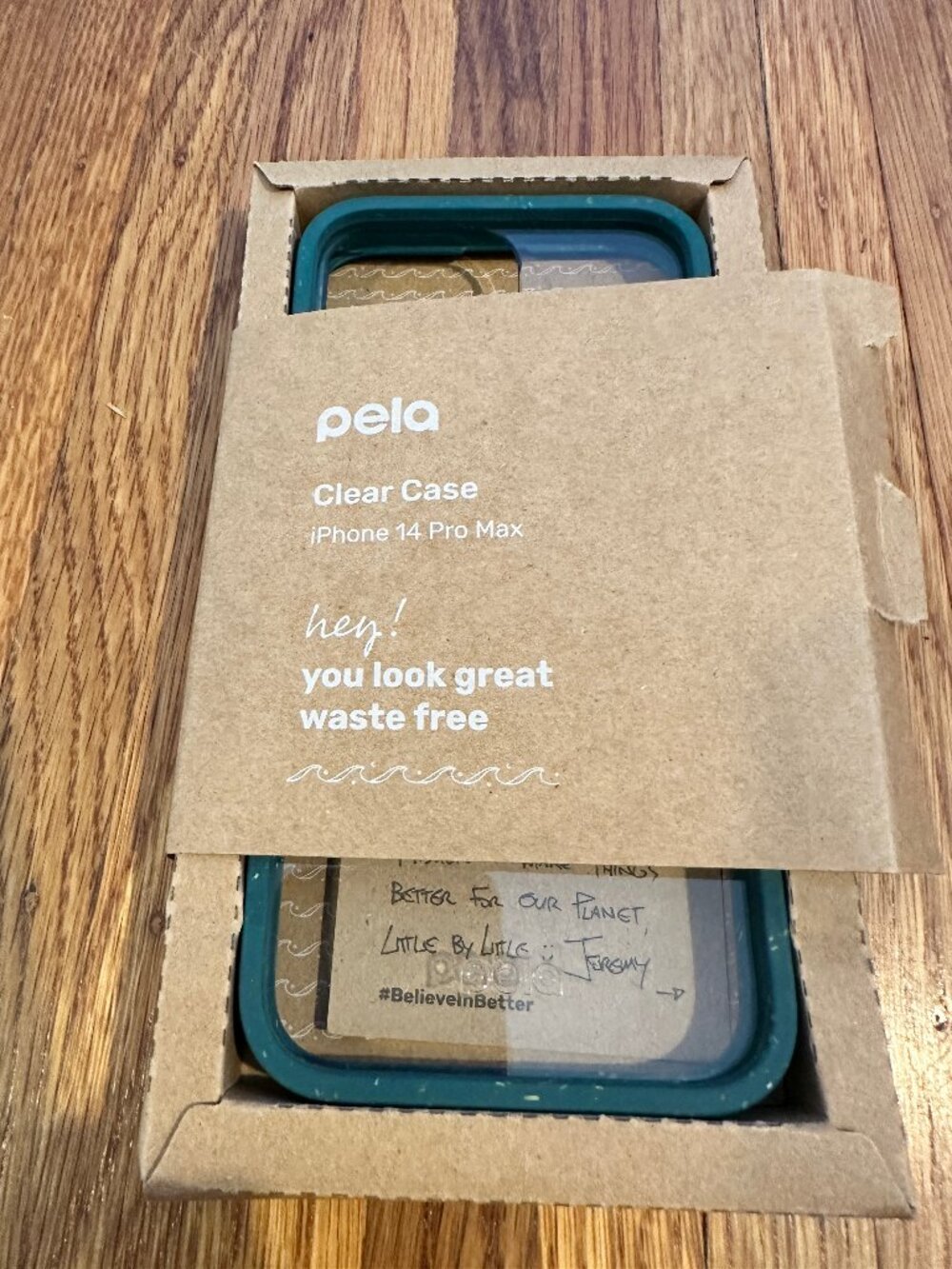 Pela Compostable Clear iPhone 14 Pro Max Case
